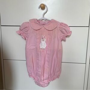 6 Month Easter Bunny Onesie Romper